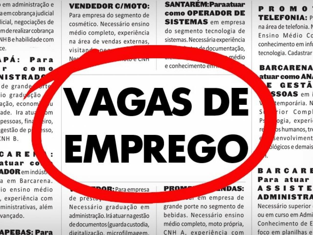 Mais de 1.200 vagas de emprego no Espírito Santo nesta quarta-feira