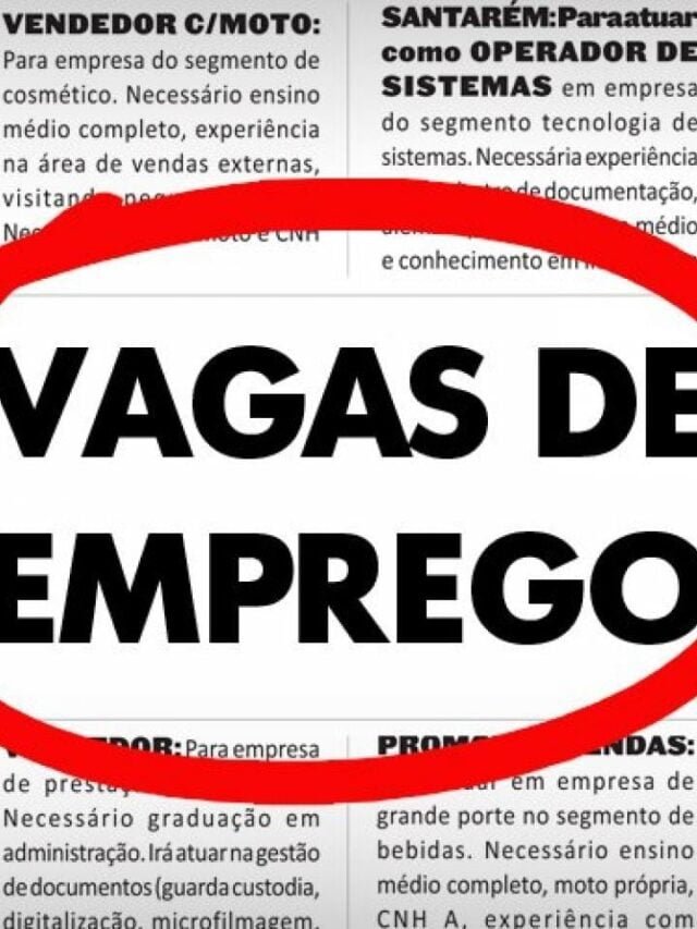 Mais de 1.200 vagas de emprego no Espírito Santo nesta quarta-feira