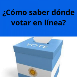 cómo saber dónde votar con DN